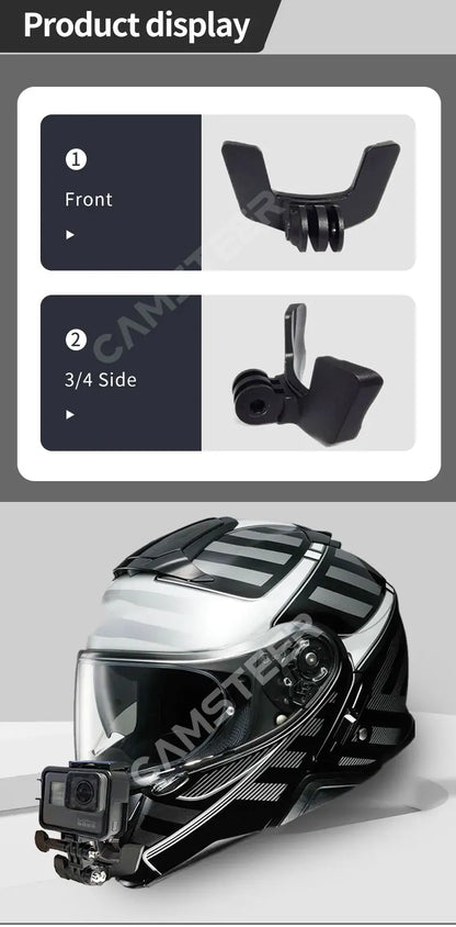 Soporte de barbilla para casco de motocicleta Shoei Neotec 2 personalizado para cámaras GoPro Hero12 11 10, Insta360 X4, Ace Pro2, DJI Action 4/5Pro