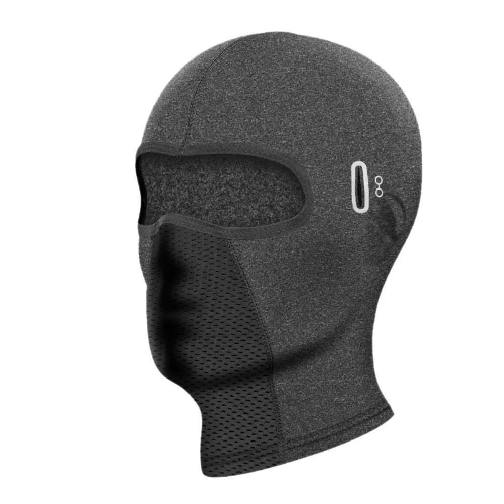 Pasamontañas para ciclismo al aire libre, casco de motocicleta cálido a prueba de viento, bufanda de hielo transpirable, protección contra el frío, máscara de esquí facial para montar en invierno