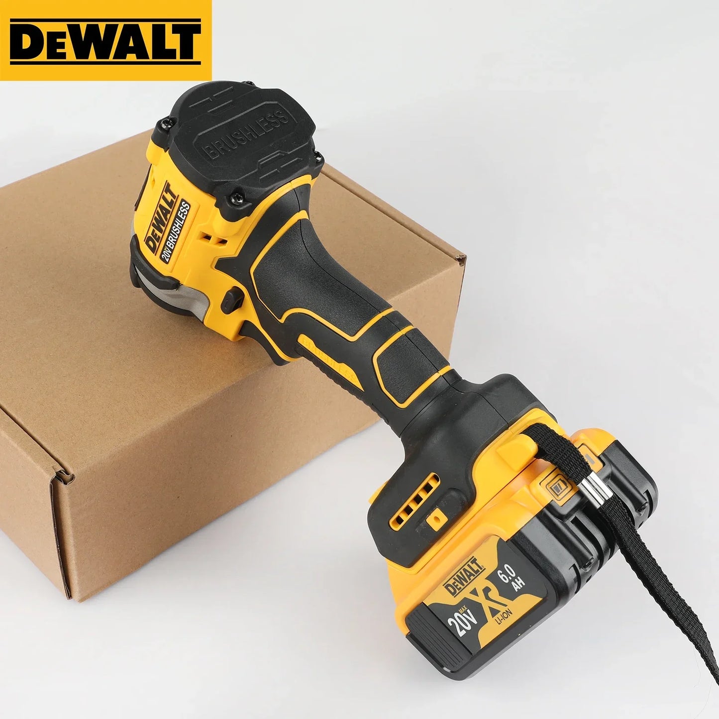 DeWalt DCF850 Destornillador, taladro y herramienta eléctrica de reparación de automóviles sin escobillas de 20 V de iones de litio (sin batería)