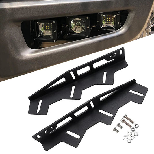 Soportes de montaje de luz antiniebla del parachoques delantero, luz LED de trabajo, lámpara de cápsula, soporte de montaje de luz antiniebla para Ford Raptor 2017-2021