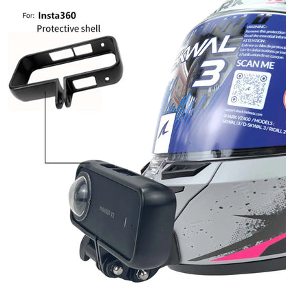 Soporte de barbilla para casco de motocicleta Shark D-Skwal i3 personalizado para GoPro Hero13, Insta360 OneX3, RS y accesorios para cámaras DJI Action