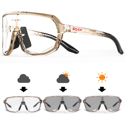 SCVCN gafas de sol de ciclismo para hombre, gafas de sol para conducir en carretera, deportes al aire libre, escalada de montaña, gafas de ciclismo UV400 para mujer