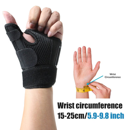 Muñequera para pulgar, férula Spica para tendinitis, artritis, CMC, mano izquierda o derecha, se adapta a deportes para hombres y mujeres, 1 Uds.