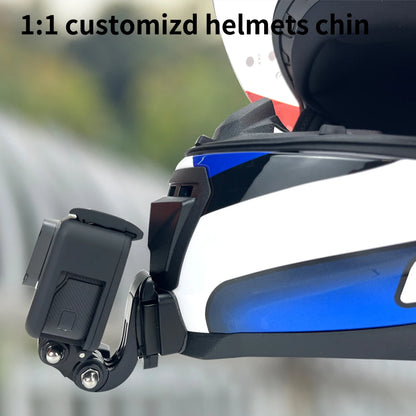 Casco de motocicleta personalizado premium TUYU LS2 MX701 ff 801358   Soporte de barbilla de aluminio para accesorios GoPro Hero10 Insta360 X2 3 DJI