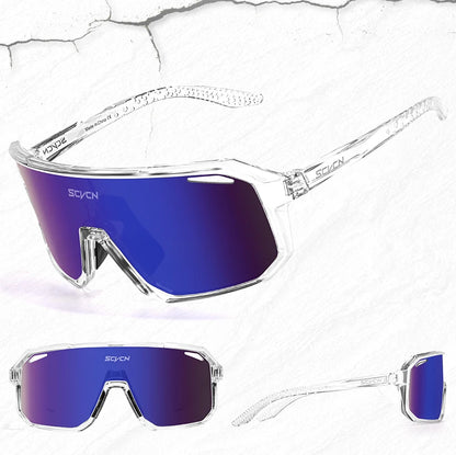 SCVCN gafas de sol de ciclismo para hombre, gafas de sol para conducir en carretera, deportes al aire libre, escalada de montaña, gafas de ciclismo UV400 para mujer