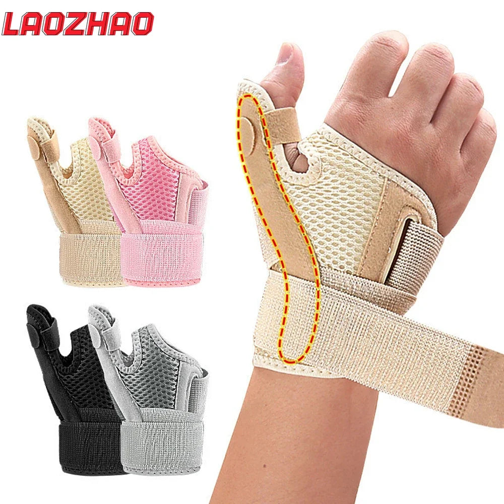 Muñequera para pulgar, férula Spica para tendinitis, artritis, CMC, mano izquierda o derecha, se adapta a deportes para hombres y mujeres, 1 Uds.
