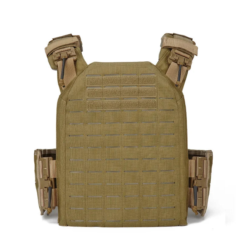EMERSONGEARS-portador de placa de nailon 1000D, chaleco táctico para exteriores, chaleco MOLLE protector ajustable para caza