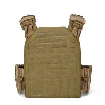 EMERSONGEARS-portador de placa de nailon 1000D, chaleco táctico para exteriores, chaleco MOLLE protector ajustable para caza
