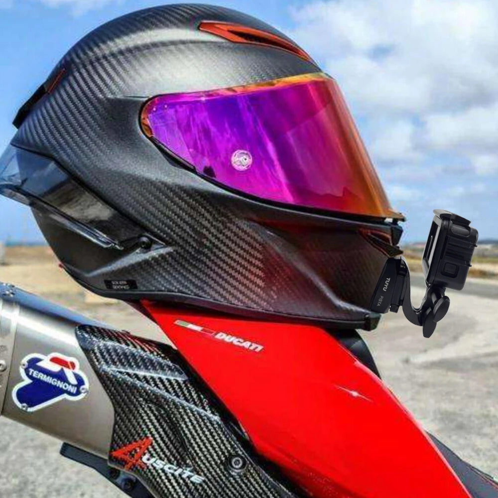 TUYU Premium casco de motocicleta personalizado Agv Pista GPRR K1 K5S K6luminium soporte de barbilla para GoPro Max Hero10 Insta360 One X2 R DJI