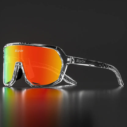 SCVCN gafas de sol de ciclismo para hombre, gafas de sol para conducir en carretera, deportes al aire libre, escalada de montaña, gafas de ciclismo UV400 para mujer