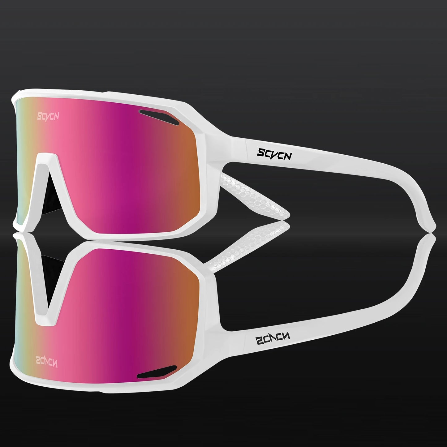 SCVCN gafas de sol de ciclismo para hombre, gafas de sol para conducir en carretera, deportes al aire libre, escalada de montaña, gafas de ciclismo UV400 para mujer