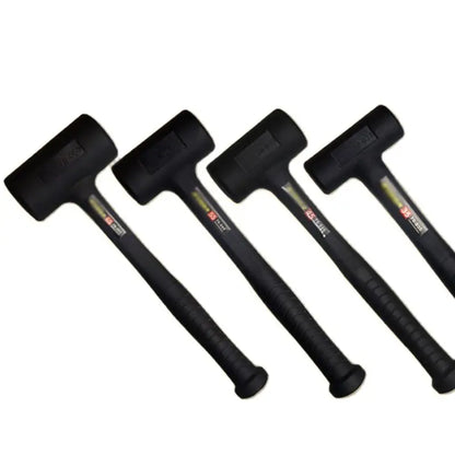 Martillo de mazo de goma endurecido, cabezal de martillo de goma para suelos, carpintería, tareas de soplado suave, 290 mm, 305 mm, 360 mm, 385 mm