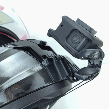 Casco de motocicleta personalizado premium TUYU LS2 MX701 ff 801358   Soporte de barbilla de aluminio para accesorios GoPro Hero10 Insta360 X2 3 DJI