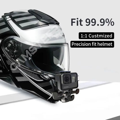 Soporte de barbilla para casco de motocicleta Shoei Neotec 2 personalizado para cámaras GoPro Hero12 11 10, Insta360 X4, Ace Pro2, DJI Action 4/5Pro