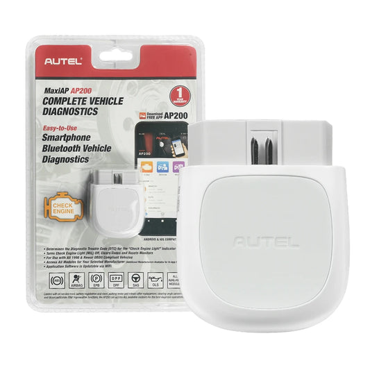 Herramienta de diagnóstico de coche para Autel MaxiAP AP200, lector de código Bluetooth OBD2 con sistema completo, servicio AutoVIN para familiares