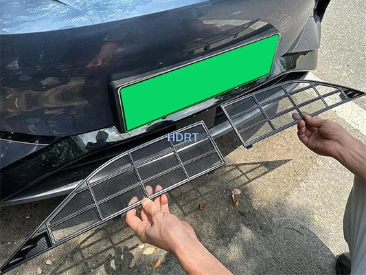 Cubierta a prueba de insectos para coche, rejilla delantera de carreras, pantalla antipolvo para tanque de agua, red antiinsectos para BYD Sea Lion 07/Sealion 7 EV 2024 +