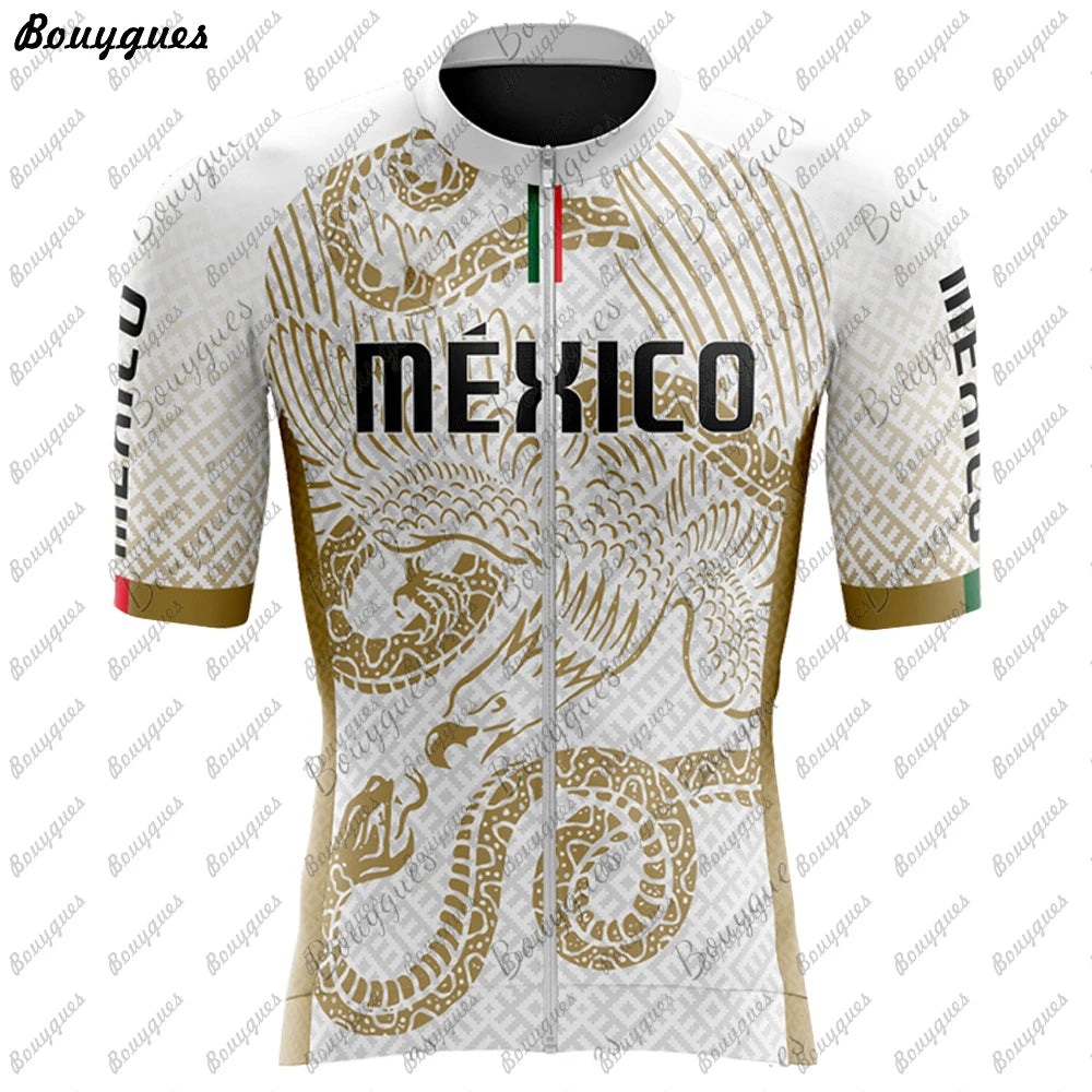 Camiseta de ciclismo del equipo de Nuevo México, Maillot de bicicleta de montaña, camiseta de descenso, ropa de Tricota de alta calidad