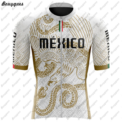 Camiseta de ciclismo del equipo de Nuevo México, Maillot de bicicleta de montaña, camiseta de descenso, ropa de Tricota de alta calidad