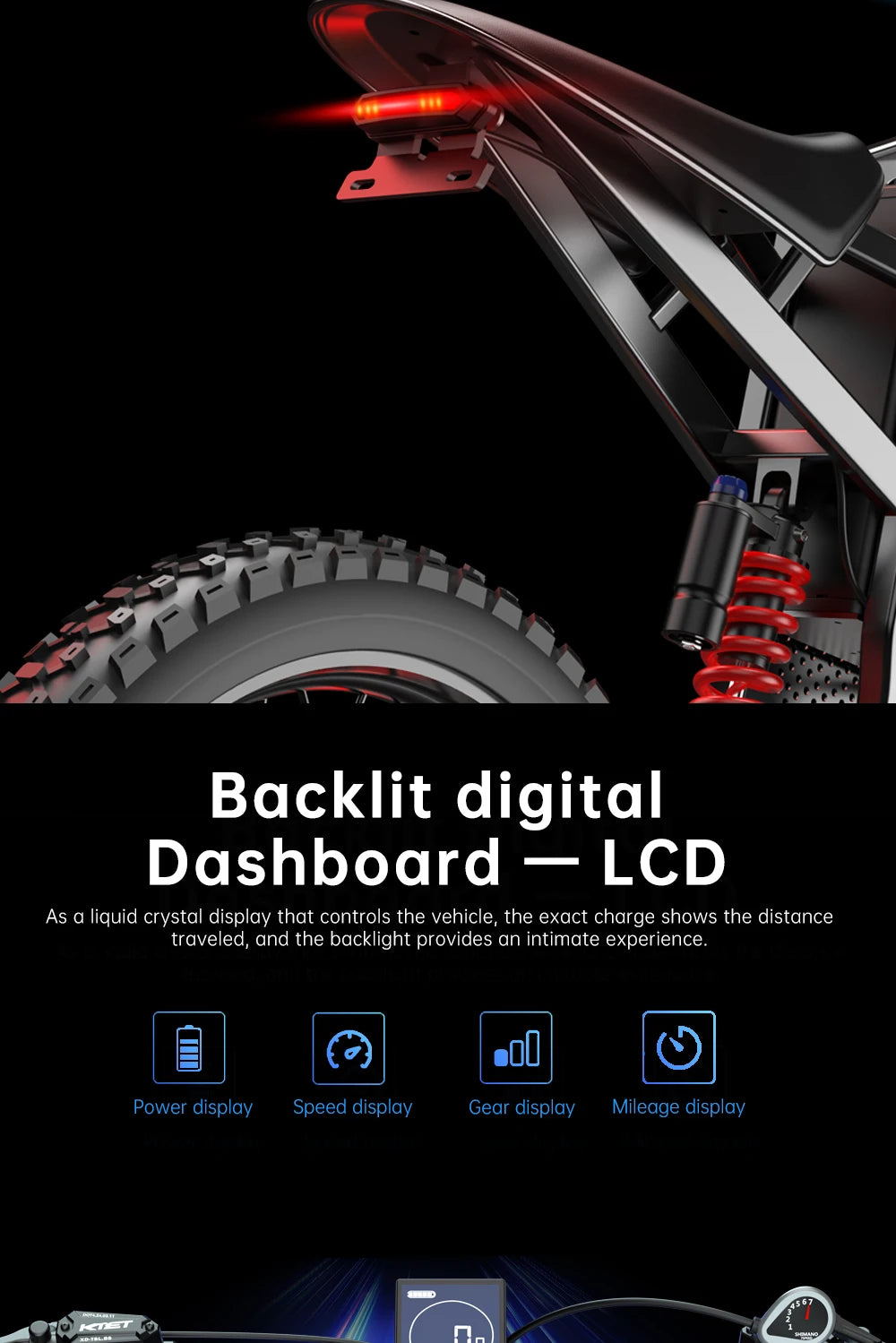 EKX X21 Max motocicletas eléctricas 3000W motores sin escobillas sin engranajes 60V30AH velocidad de la batería de litio 85Kmh bicicleta eléctrica todoterreno para adultos