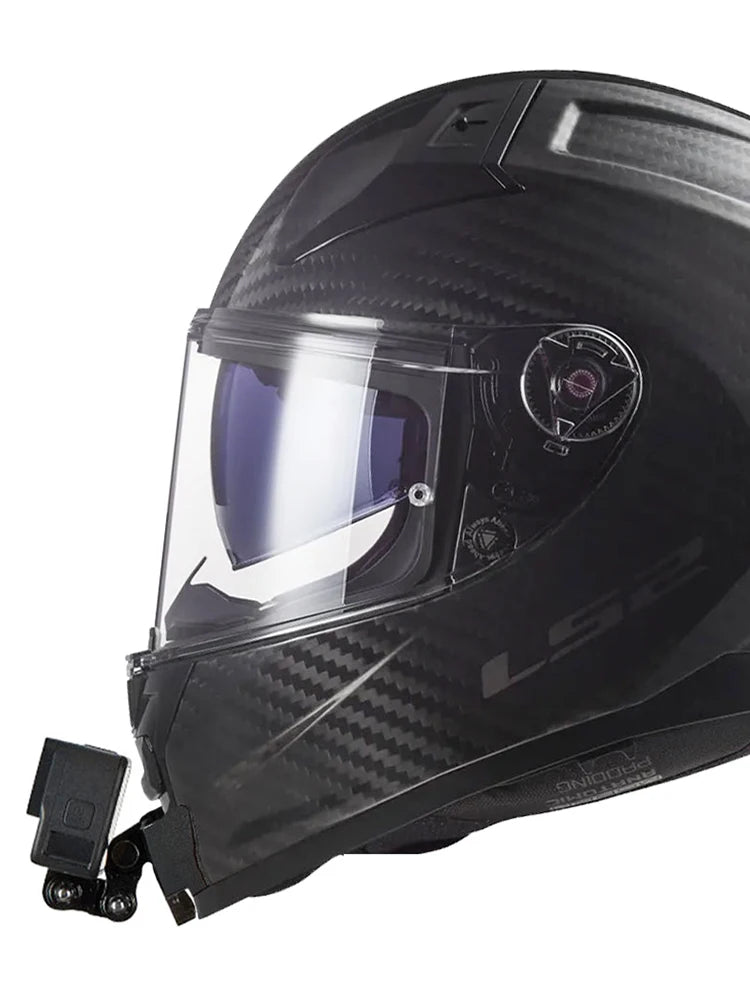 Para LS2 FF811 VECTOR 2 casco de motocicleta personalizado soporte de barbilla para GoPro Hero13 12 Insta360 X4 X3 Ace pro DJI Action 5 4 cámara