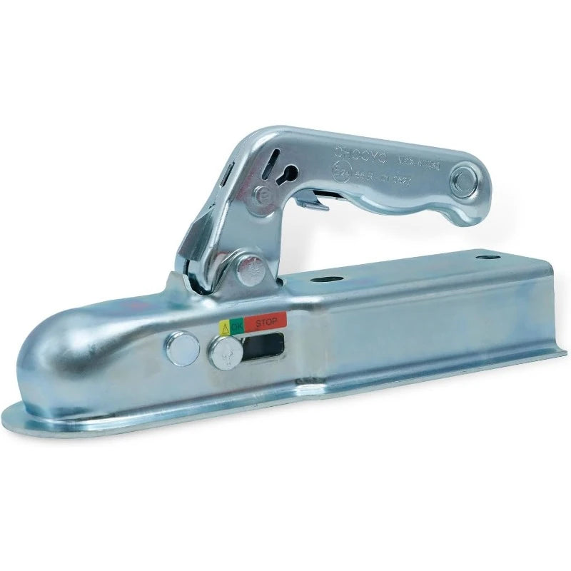 Acoplador de remolque de la UE para enganche de 50mm, bola cuadrada, canal de 60mm, piezas de RV, componentes de caravana, Enganche Remolque 800 kg 60 mm