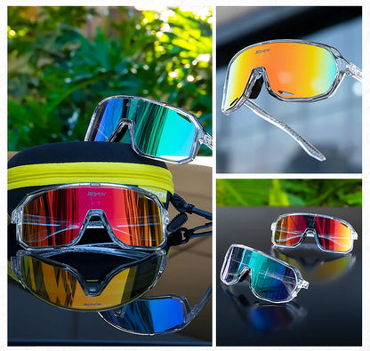 SCVCN gafas de sol de ciclismo para hombre, gafas de sol para conducir en carretera, deportes al aire libre, escalada de montaña, gafas de ciclismo UV400 para mujer