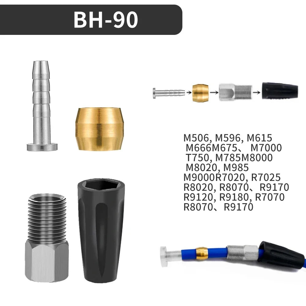 Pin de freno de aguja de aceite hidráulico BH59 BH90/herramienta de montaje de manguera de inserción para bicicleta Shimano Sram Tektro Magura