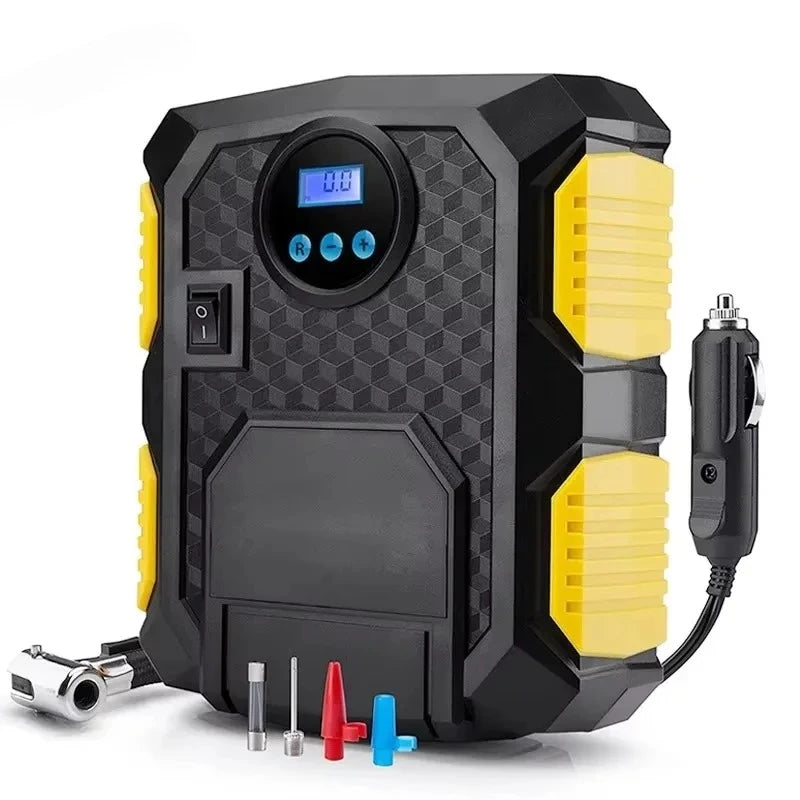 Inflador de neumáticos Digital, cilindro de 22mm, 12V, bomba de compresor de aire portátil para coche, compresor de aire de coche de 150 PSI para coches, motocicletas y bicicletas