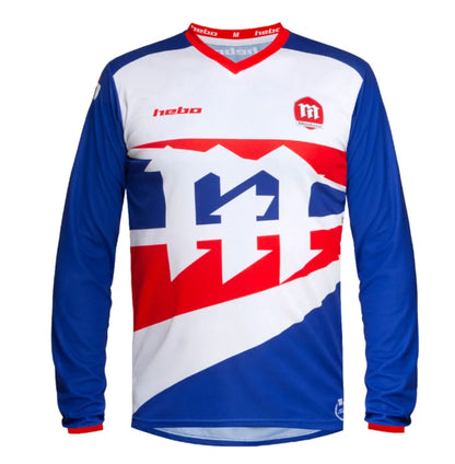 Camisetas de motocross para hombre, jersey de secado rápido para enduro, mtb, descenso, MX, ciclismo, bicicleta de montaña, 2024