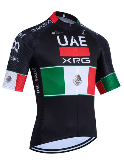 Maillot de Ciclismo MÉXICO 2026, Maillot de Ciclismo del Equipo de los Emiratos Árabes Unidos, Pantalones Cortos para Hombre y Mujer, Secado Rápido, Ropa de Ciclismo Profesional, Camiseta de Ciclismo