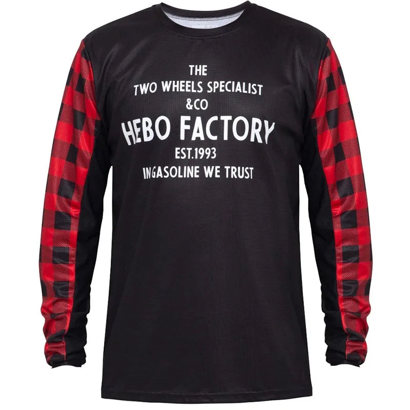 Camisetas de motocross para hombre, jersey de secado rápido para enduro, mtb, descenso, MX, ciclismo, bicicleta de montaña, 2024