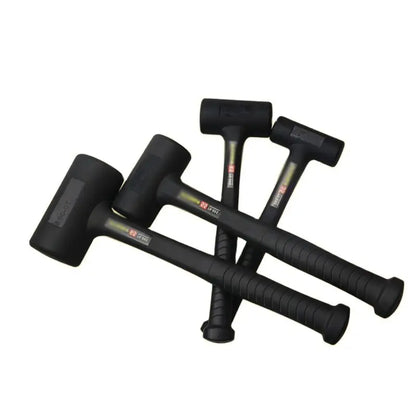 Martillo de mazo de goma endurecido, cabezal de martillo de goma para suelos, carpintería, tareas de soplado suave, 290 mm, 305 mm, 360 mm, 385 mm