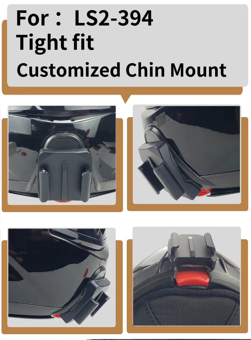 Casco de motocicleta personalizado premium TUYU LS2 MX701 ff 801358   Soporte de barbilla de aluminio para accesorios GoPro Hero10 Insta360 X2 3 DJI