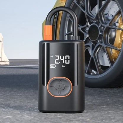 Arrancador de batería portátil para coche, 100W, 4000mAh, detección inteligente de presión de neumáticos para coches, motocicletas, bicicletas, banco de energía de bolas