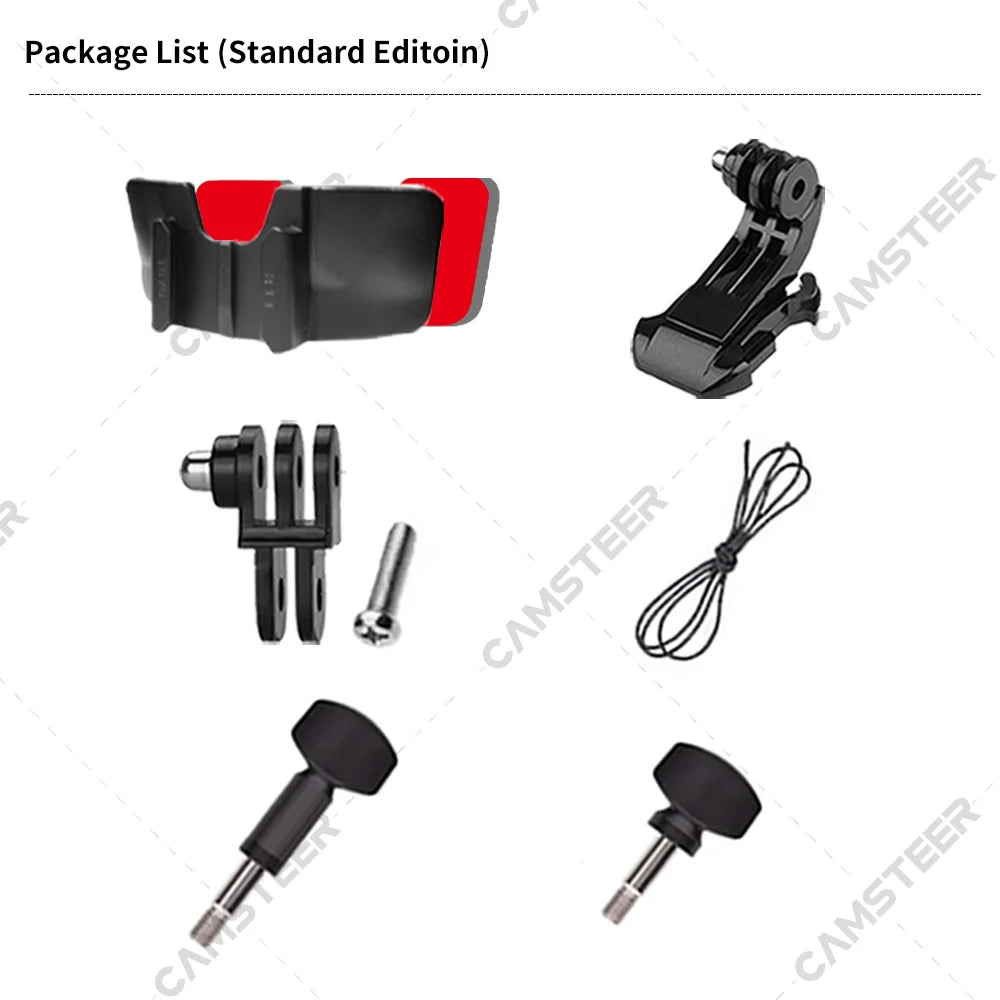 Para LS2 FF811 VECTOR 2 casco de motocicleta personalizado soporte de barbilla para GoPro Hero13 12 Insta360 X4 X3 Ace pro DJI Action 5 4 cámara