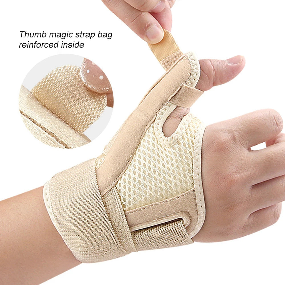 Muñequera para pulgar, férula Spica para tendinitis, artritis, CMC, mano izquierda o derecha, se adapta a deportes para hombres y mujeres, 1 Uds.