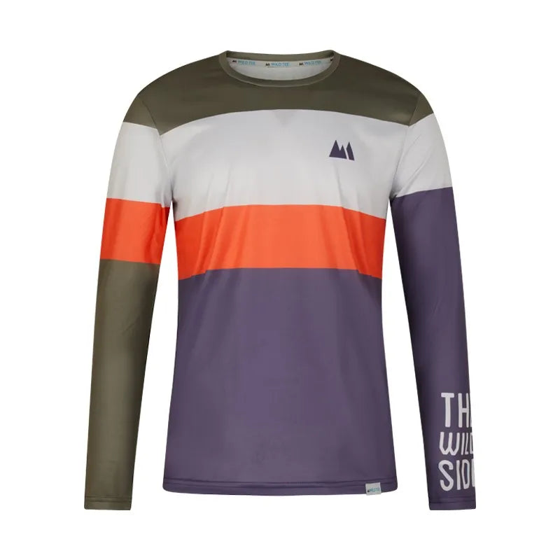 Camisetas de motocross para hombre, jersey de secado rápido para enduro, mtb, descenso, MX, ciclismo, bicicleta de montaña, 2024