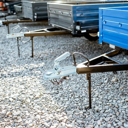 Acoplador de remolque de la UE para enganche de 50mm, bola cuadrada, canal de 60mm, piezas de RV, componentes de caravana, Enganche Remolque 800 kg 60 mm