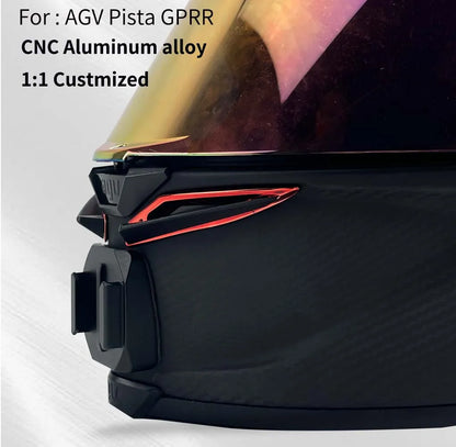 TUYU Premium casco de motocicleta personalizado Agv Pista GPRR K1 K5S K6luminium soporte de barbilla para GoPro Max Hero10 Insta360 One X2 R DJI