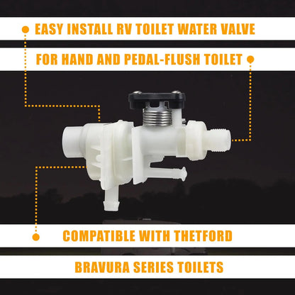 31113 Kit de servicio de módulo de agua de inodoro mejorado, reemplazo compatible para la serie Thetford Bravura - Nuevo 2024