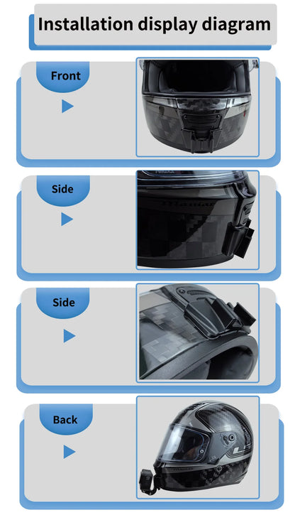Casco de motocicleta personalizado premium TUYU LS2 MX701 ff 801358   Soporte de barbilla de aluminio para accesorios GoPro Hero10 Insta360 X2 3 DJI