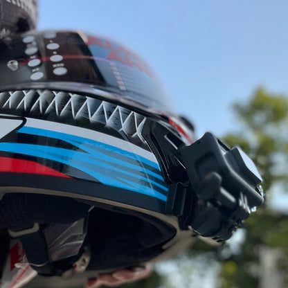 Casco de motocicleta personalizado premium TUYU LS2 MX701 ff 801358   Soporte de barbilla de aluminio para accesorios GoPro Hero10 Insta360 X2 3 DJI